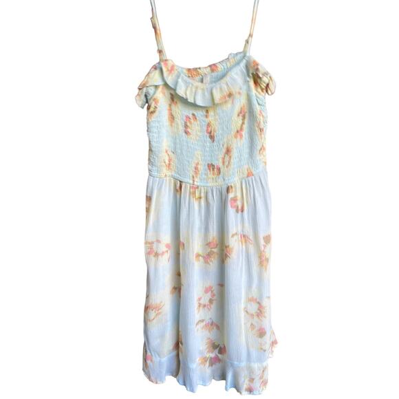 Urban Outfitters, Size Small, Sheer Floral Mini Dress, Fit & Flare, Fairy, EUC - Picture 2 of 7